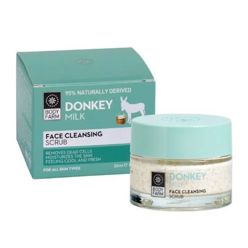 Preț mic BODYFARM Cremă exfoliantă de față cu lapte de măgăriță 50ml