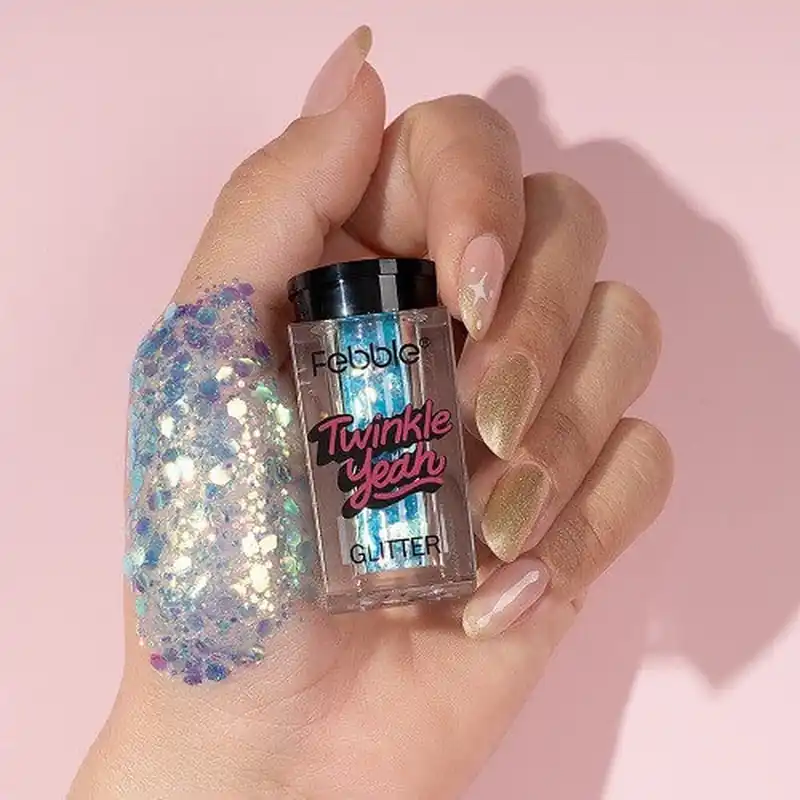 Livrare rapidă Glitter pulbere ochi si buze, Febble, Twinkle Yeah, 11