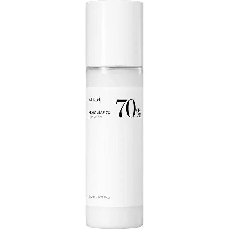 Anua Heartleaf 70% Loțiune zilnică Emulsie pentru față, 200 ml Retur ușor