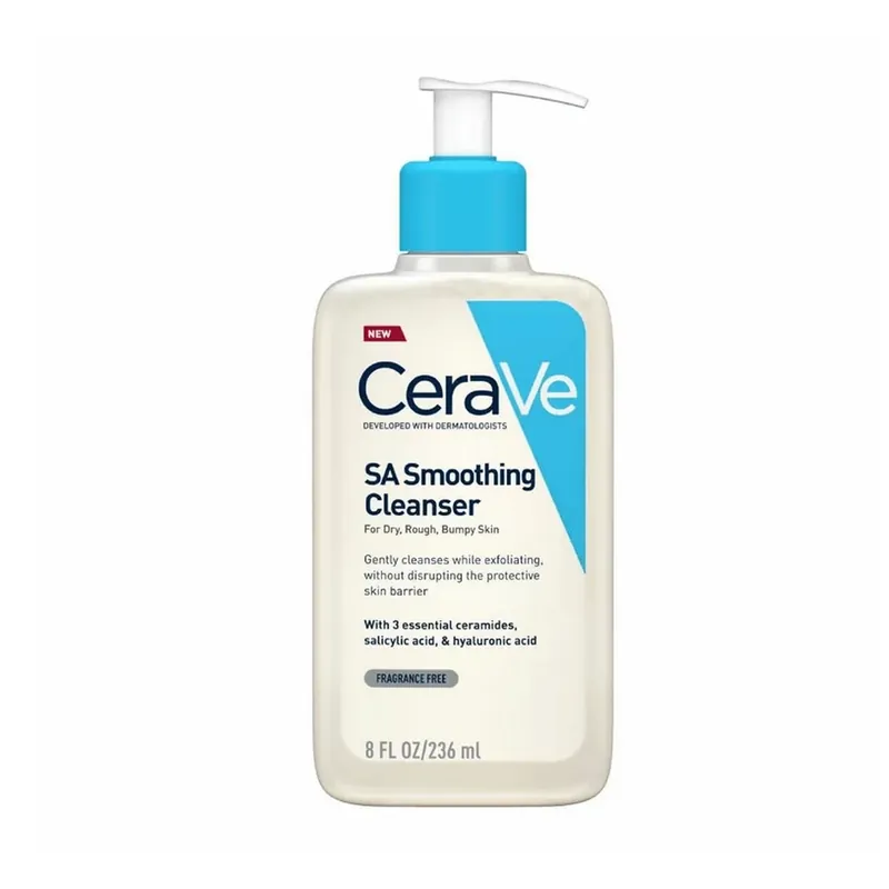 Vezi acum Cerave SA Smoothing Cleanser Gel de curățare și curățare SA Smoothing Cleanser Exfolierea pielii uscate 236ml