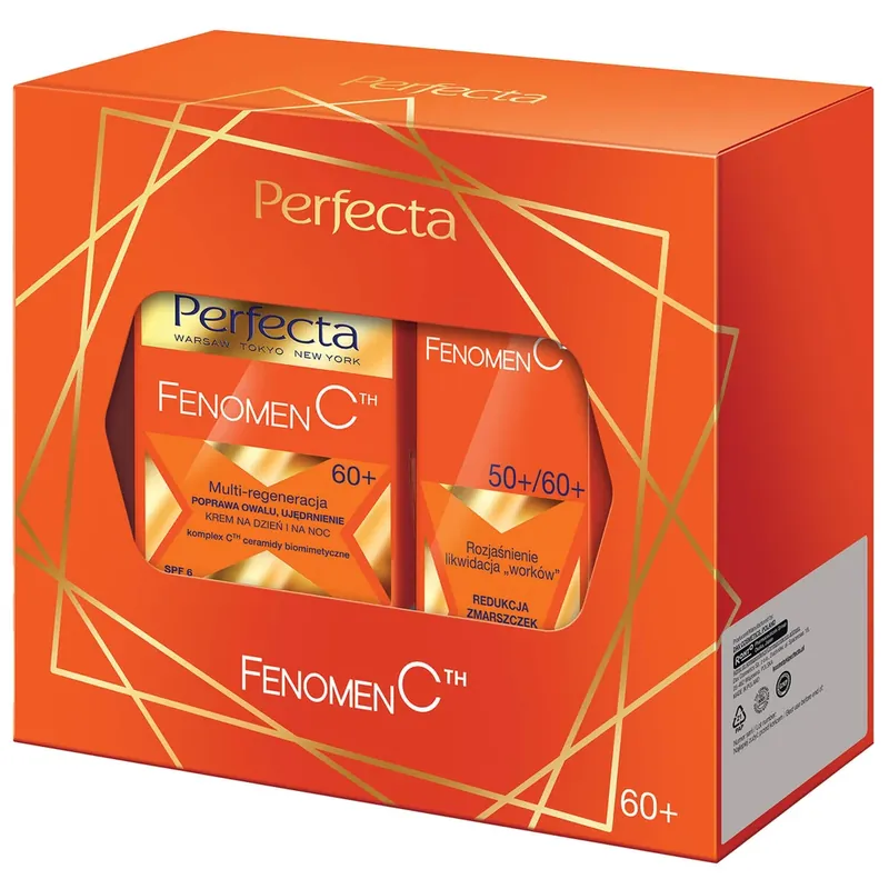 Ofertă limitată Set Perfecta Fenomen C 60+, cremă de zi și de noapte, 50 ml + cremă de ochi, 15 ml