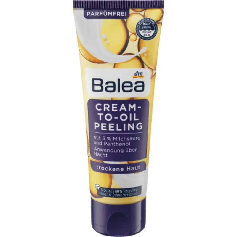 Noutate Balea Exfoliant cremă-ulei pentru noapte, 75 ml