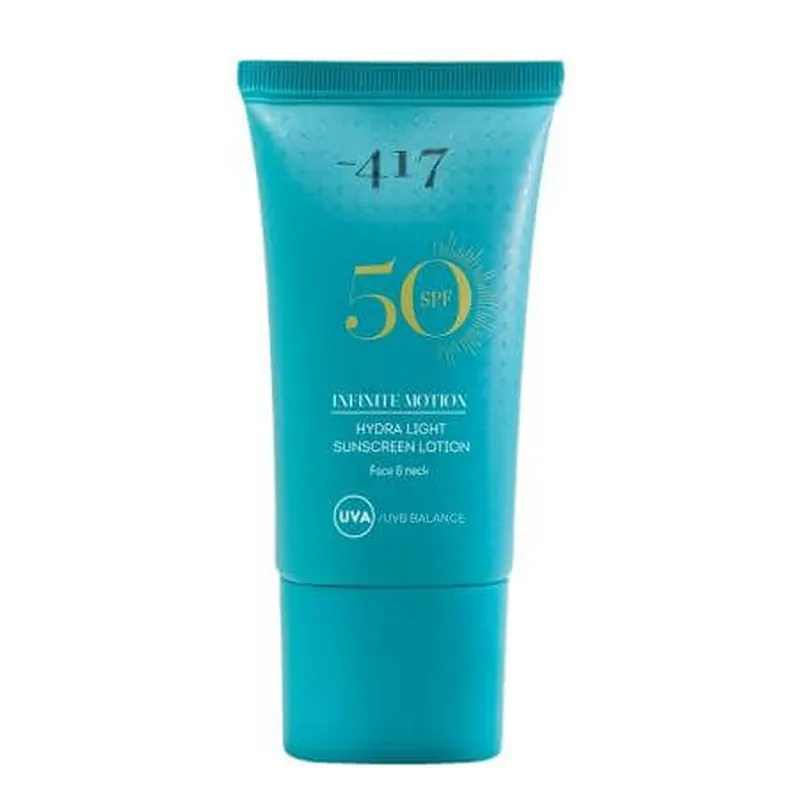 Ultima șansă Lotiune light hidratanta pentru fata cu SPF 50 Infinite Motion, 50 ml, Minus 417