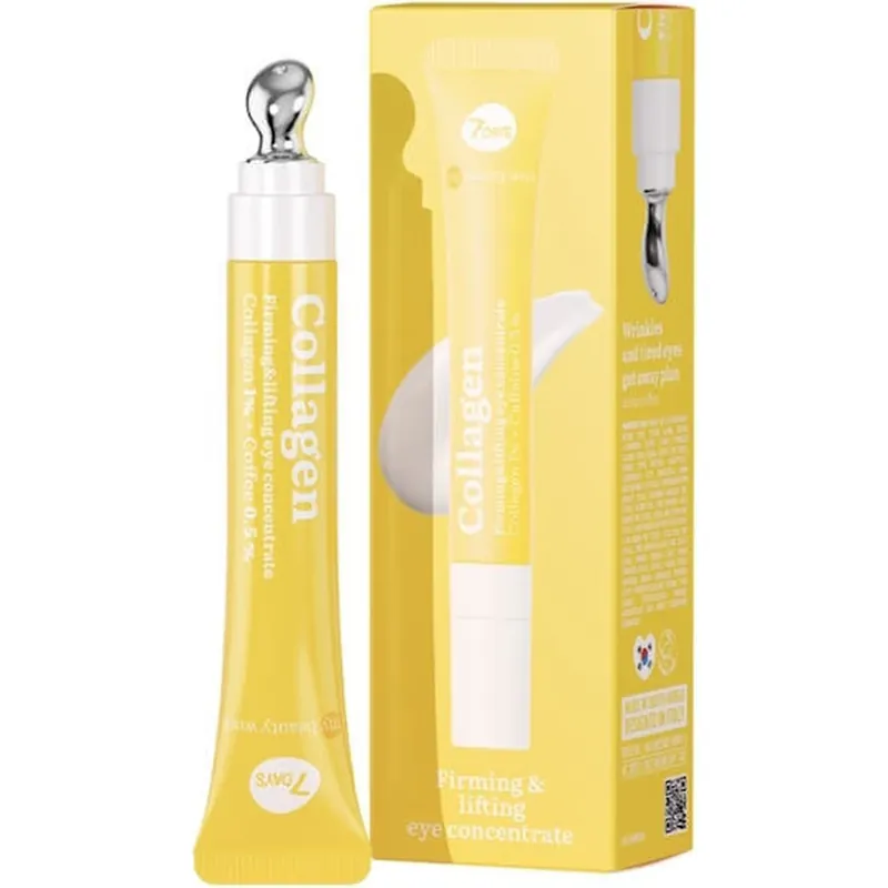 7DAYS MB Cremă Tonifiantă de Ochi pentru Strălucire cu Vitamina C și Colagen 18ml Expediere rapidă