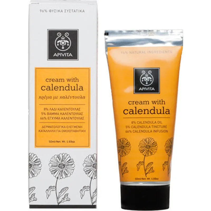Apivita Calendula Cremă pentru Vindecare 50ml Ofertă limitată