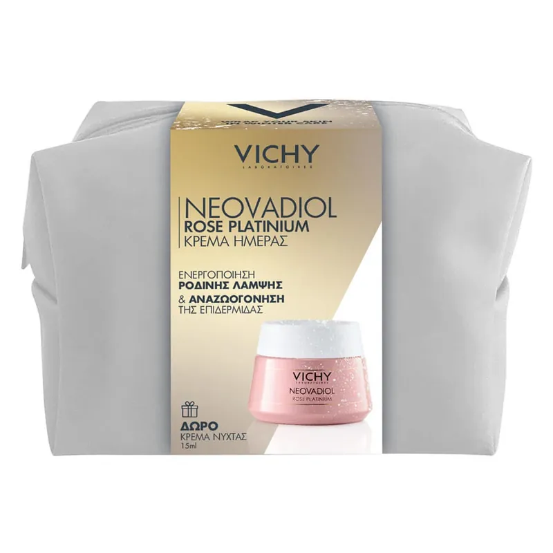 Vichy Promo Pack Neovadiol Rose Platinium Cremă de zi 50ml & cadou Neovadiol Magistral Cremă de noapte 15ml Doar azi