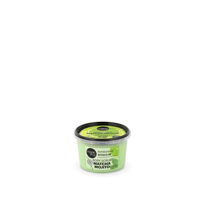 Livrare expres Organic Shop Exfoliant de corp răcoritor Matcha Mojito , 250 ml
