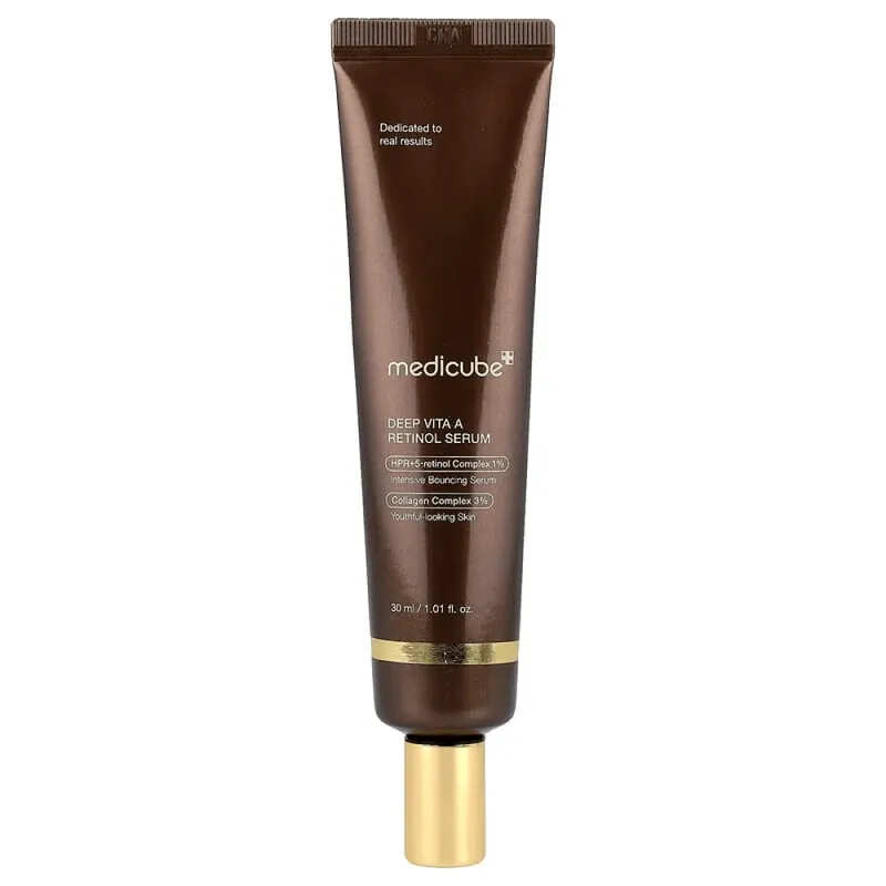 Medicube Deep Vita A Retinol Serum Serul Retinol de a 4-a generație pentru o piele fină și netedă. Piele uniformă 30ml Doar azi