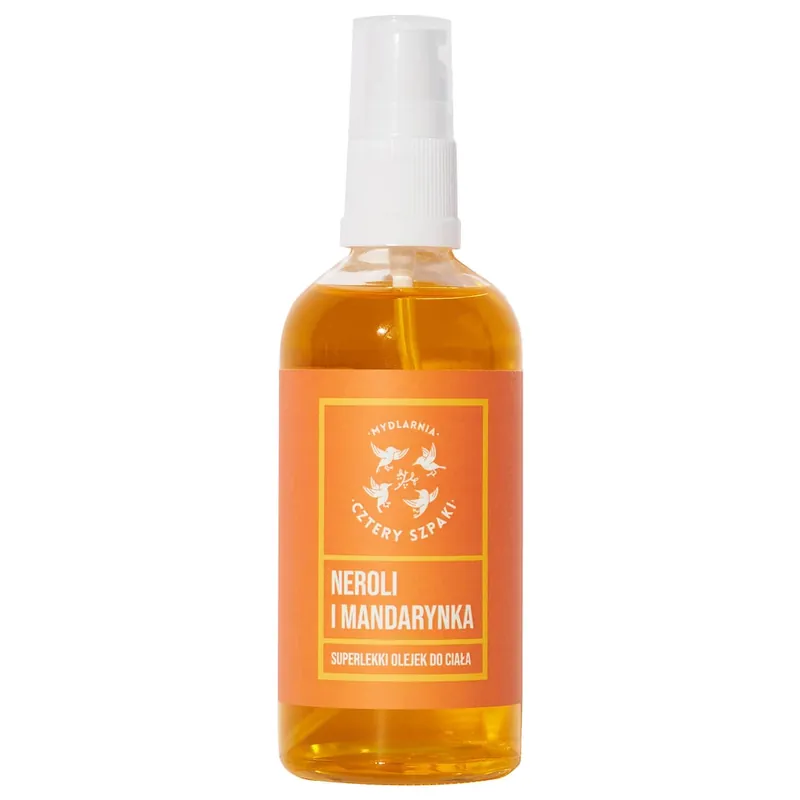 Livrare expres Four Pinks, ulei de corp super-ușor, neroli și mandarină, 100 ml