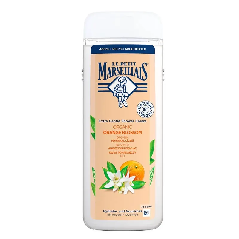 Comandă acum Le Petit Marseillais Gel de duș bio cu flori de portocal, 400 ml