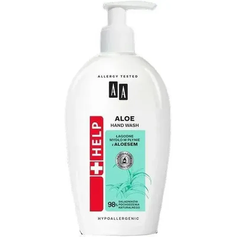 Disponibil imediat AA Help S.O.S., săpun lichid delicat cu aloe vera, 300 ml