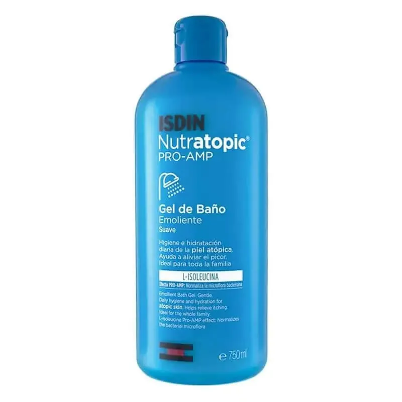 Isdin Nutratopic Nutratopic Pro-Amp Atopic Skin Gel de baie emolient, 750 ml Popular