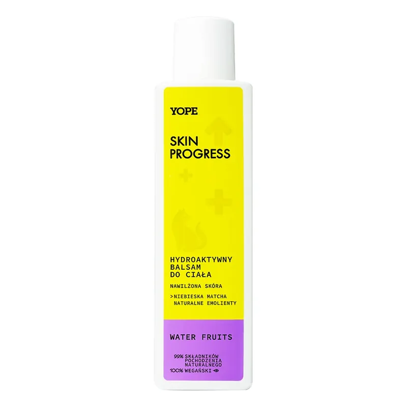 Expediere rapidă Yope Skin Progress Moisturised Skin, loțiune de corp hidroactivă, fructe de apă, 200ml