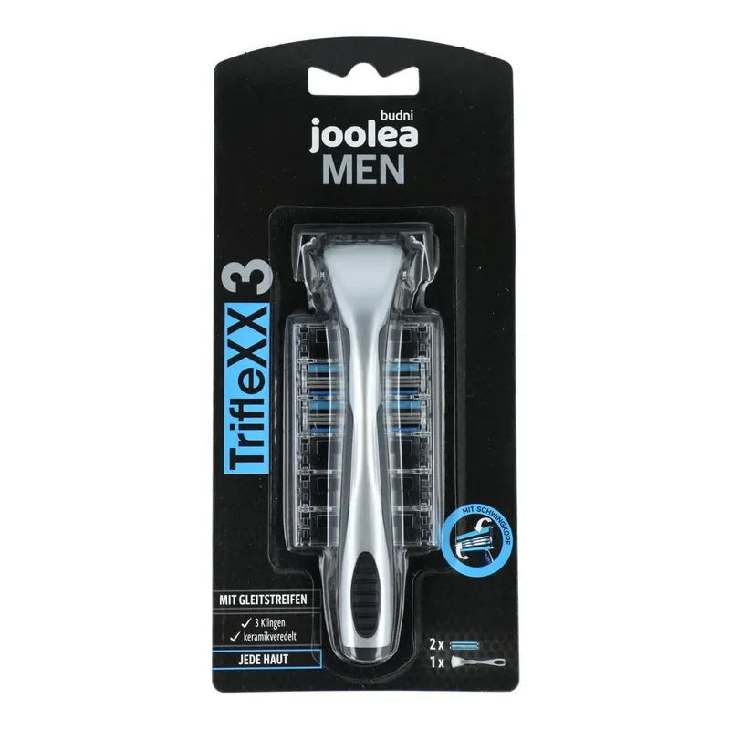 Aparat de ras Joolea Men TriffleXX3 cu 3 lame + 2 cartușe de schimb. Preț promoțional