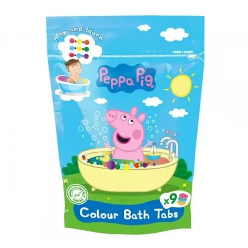 Peppa Pig Culori de baie pentru colorat, 144 g Cumpărături sigure