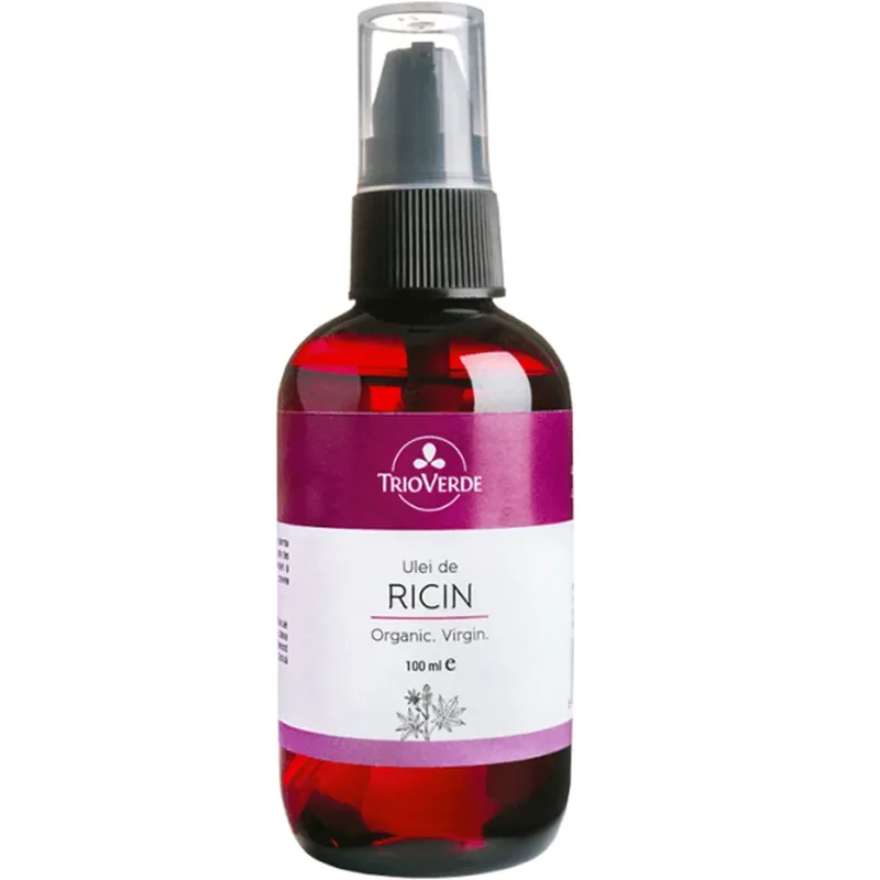 Chilipir Ulei de ricin + vitamina A, 100 ml, Trio Verde