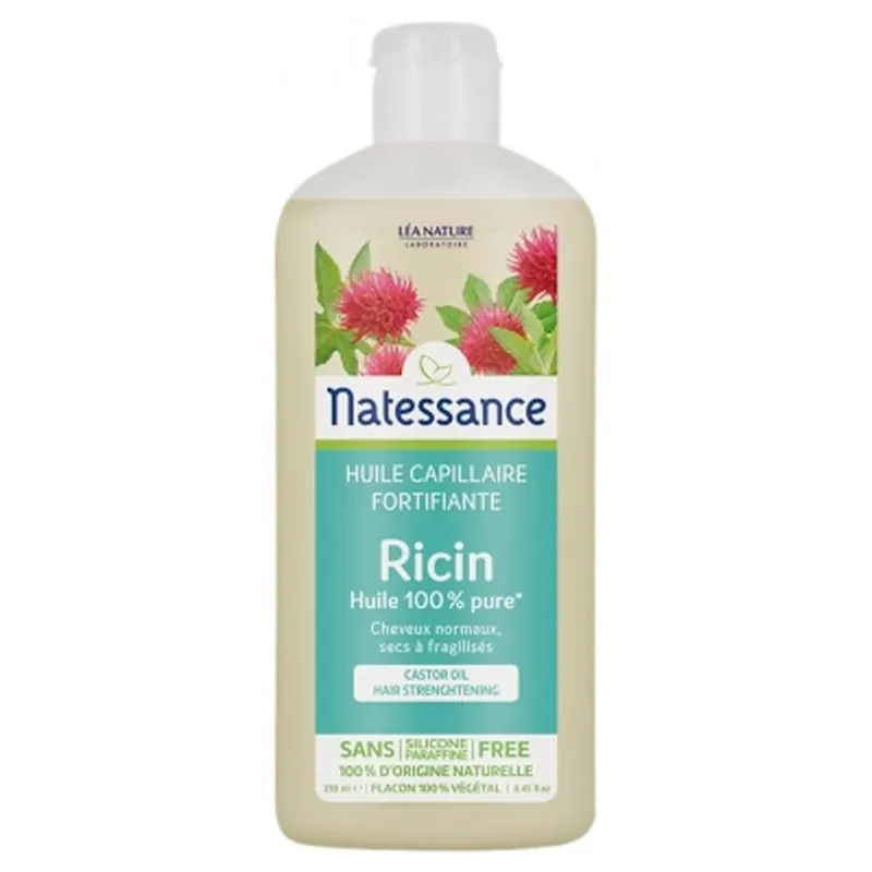 Natessance Ulei de ricin pentru păr 250 ml Expediere rapidă