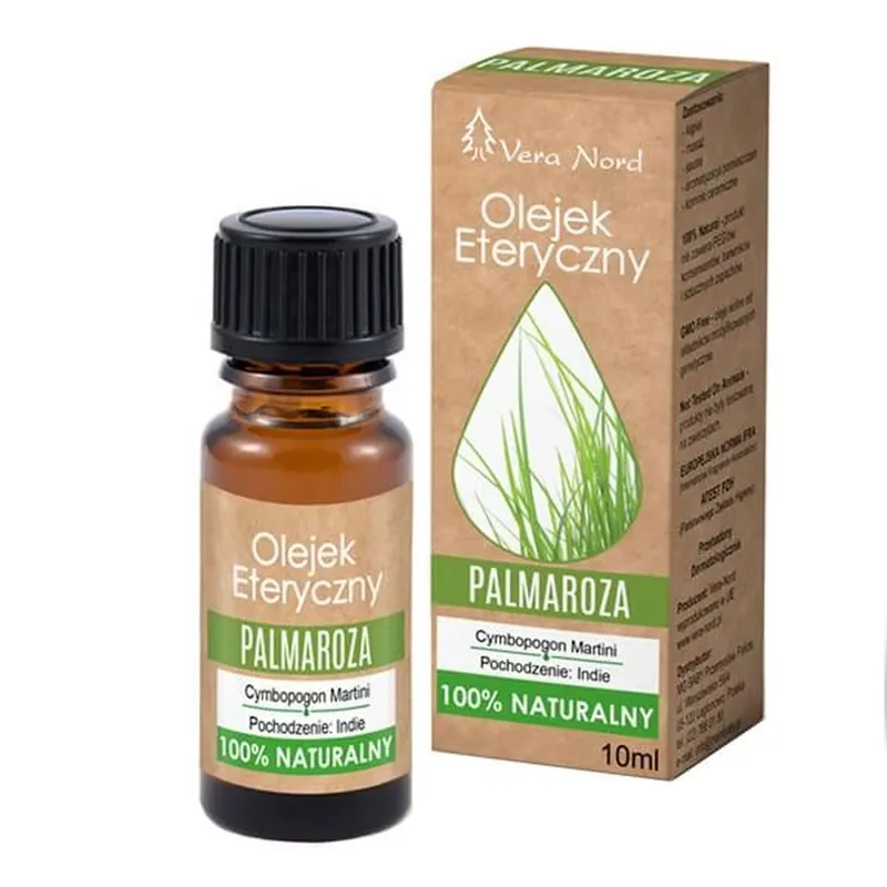 Vera Nord, Palmarosa, ulei esențial, 10 ml Expediere rapidă