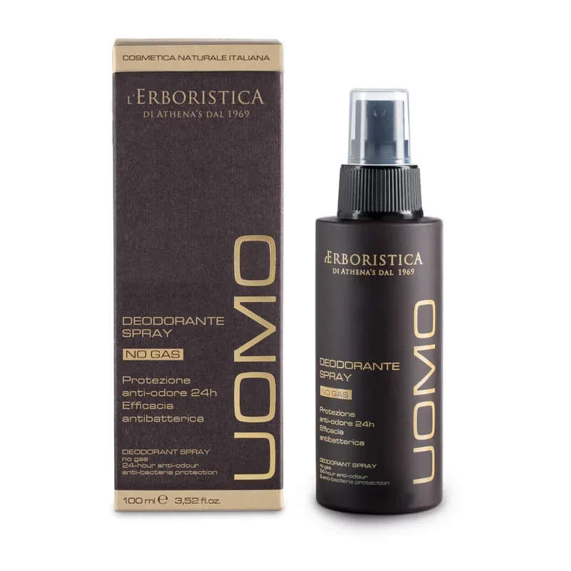 Deodorant spray fara gaz pentru barbati, 100ml, Erboristica Ofertă de sezon