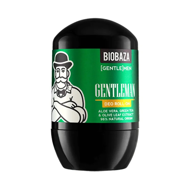 Deodorant natural cu aloe vera si extract de ceai verde, pentru barbati, Gentlemen, Biobaza, 50 ml Reducere extra