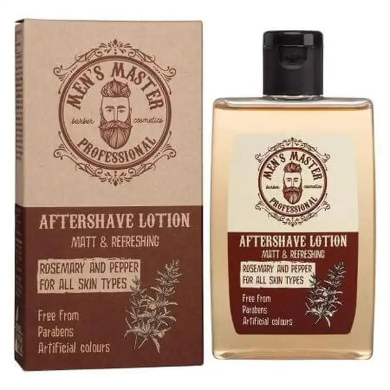 Lichidare de stoc Lotiune dupa barbierit pentru barbati Rosemary and Pepper, 120 ml, Men‘s Master Professional