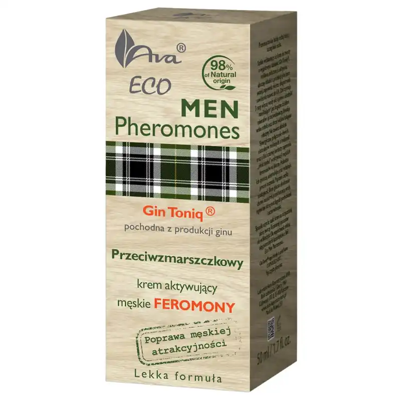 Popular Ava Eco Men Pheromones, cremă de față antirid, 50 ml