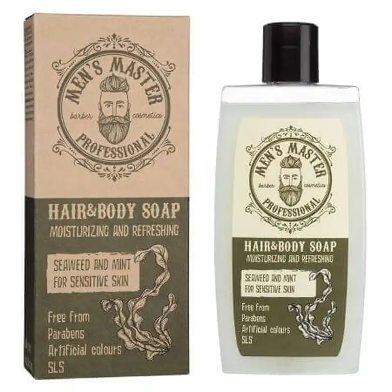 Sapun pentru par si corp pentru barbati Sea Weed & Mint, 260 ml, Men‘s Master Professional Reducere extra