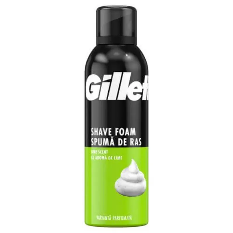 Discount Spumă de ras Gillette Classic Lemon Lime, 200ml
