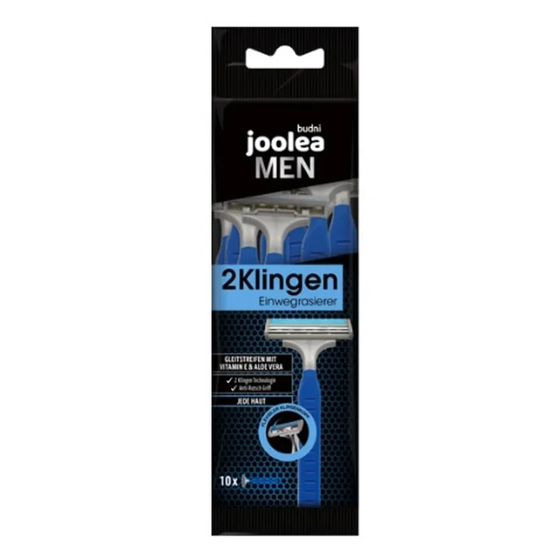 Joolea MEN, Aparate de ras de unică folosință cu 2 lame, 10 bucăți Ofertă exclusivă