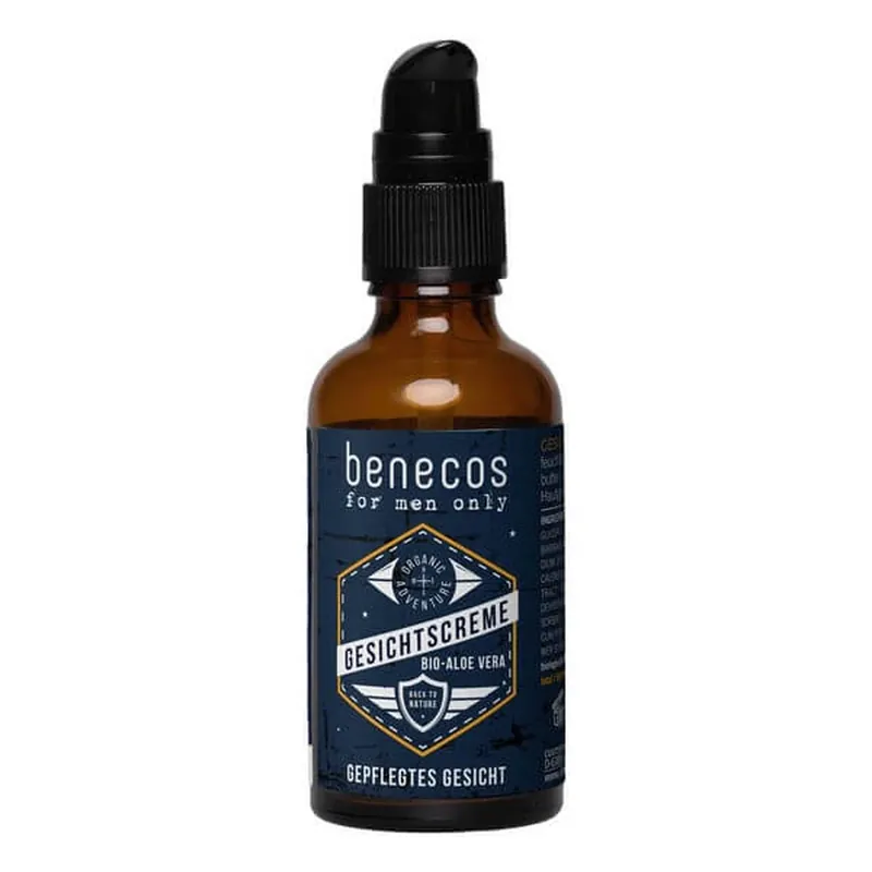 Benecos For Men Only, cremă de față hidratantă naturală, 50 ml Preț promoțional