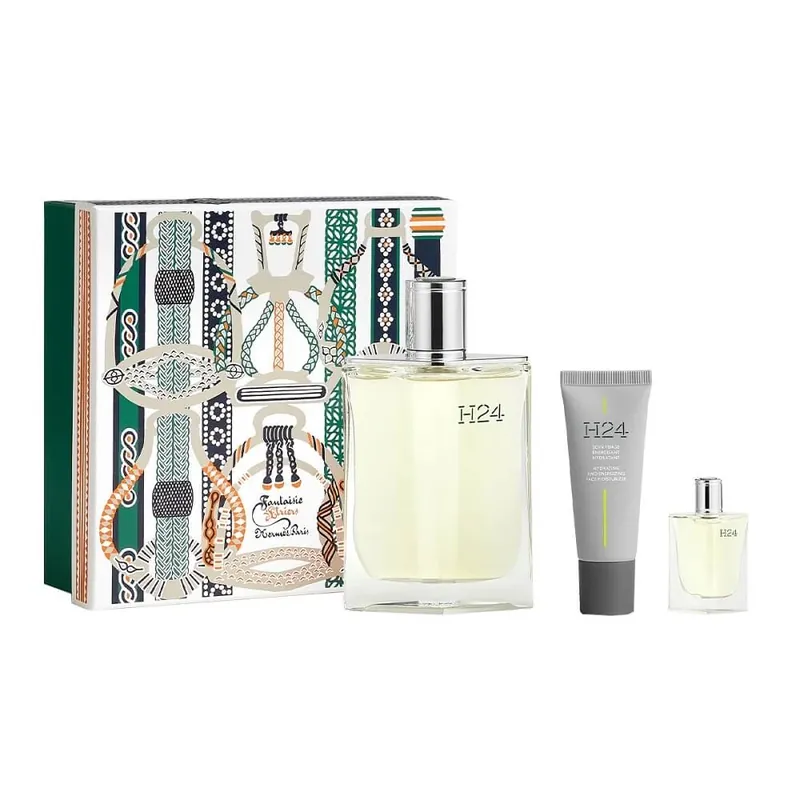 Apă de toaletă Hermes H24, 100 ml + Cremă hidratantă facială energizantă 20 ml + Apă de toaletă, 5 ml Preț mic