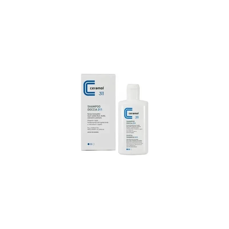 Ceramol 311 – șampon și gel de duș pentru persoanele cu intoleranțe și alergii, 200 ml (ambalaj deteriorat) Noutate