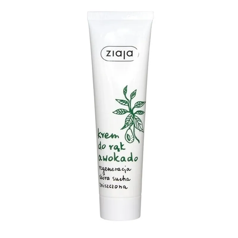 Ziaja, Cremă de mâini cu avocado, regenerare, piele uscată și deteriorată, 100 ml - Termen lung de valabilitate! Premium