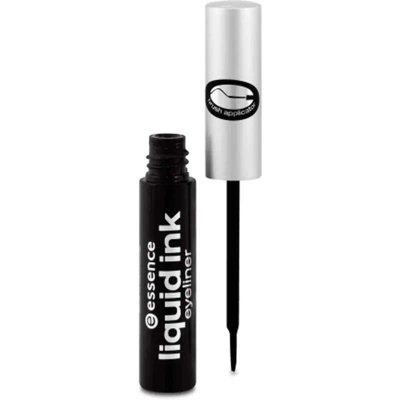 Essence Cosmetics Liquid Ink tuș ochi 01 Black, 3 ml Popular