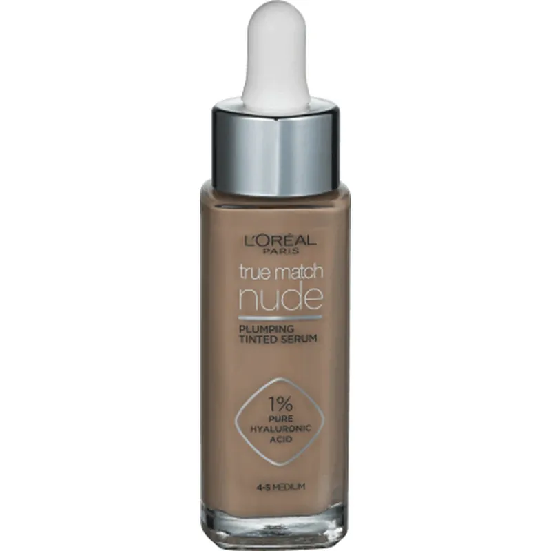 Bestseller Loreal Paris True Match Nude serum 4-5 Medium, 30 ml