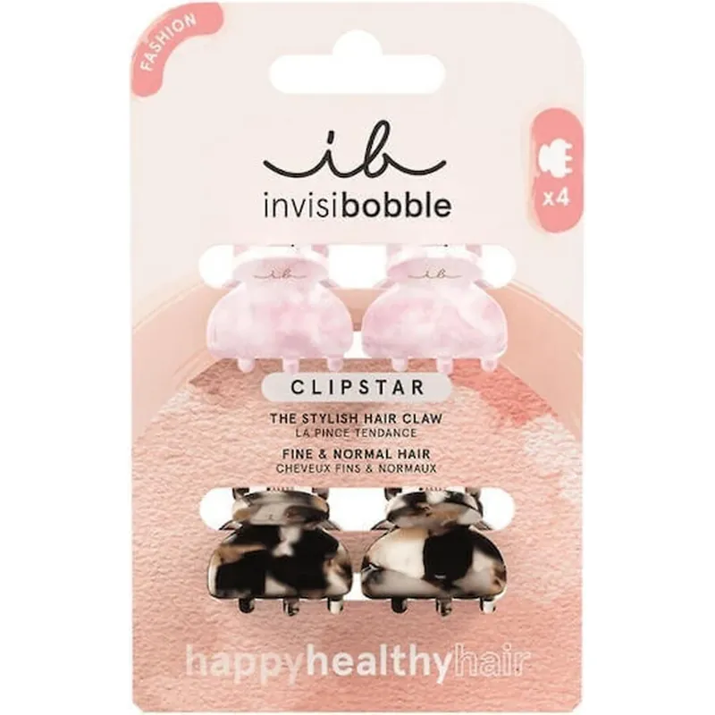 Calitate înaltă AMBITAS Invisibobble Clipstar Happy Healthy Hair Mini Clipstar 4 bucăți