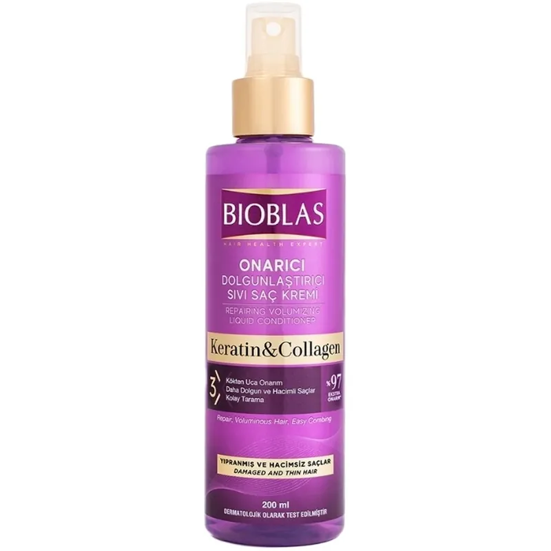 Bioblas Keratin & Collagen Balsam lichid pentru păr ... Reducere