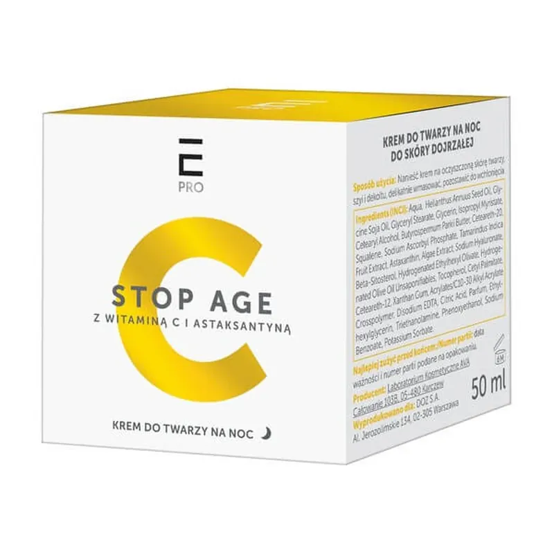 Plată securizată Enilome Pro Stop Age, cremă de noapte, 50 ml
