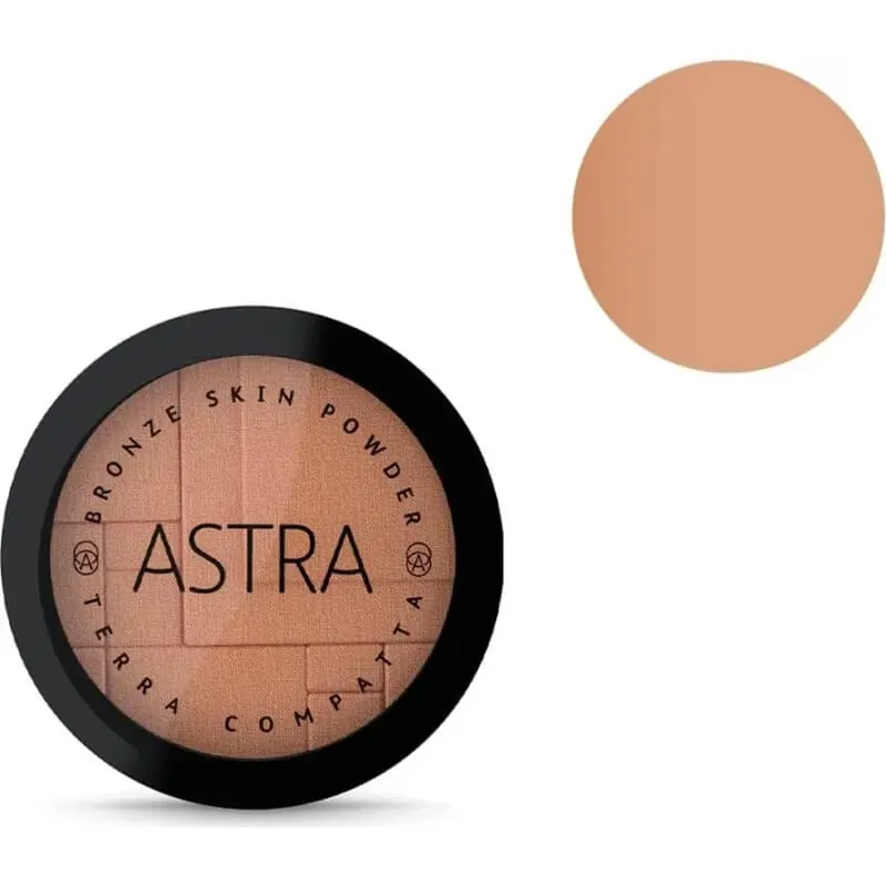Astra bronze skin powder – pudră bronzantă compactă nr. 11, nuanța „terra bruciata” Doar azi
