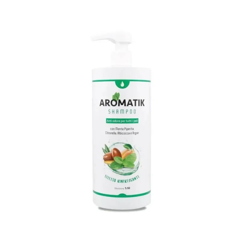 Aries biopetcosmetic Aromatik - șampon profesional anti-miros și demulsifiant pentru câini și pisici, 1000 ml Ofertă limitată