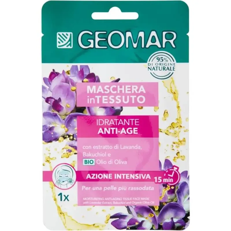 Livrare expres Geomar Mască facială anti-îmbătrânire din țesătură, 22 ml
