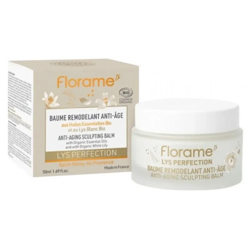 Florame Lys Perfection Balsam remodelant anti-îmbătrânire organic 50 ml Livrare expres