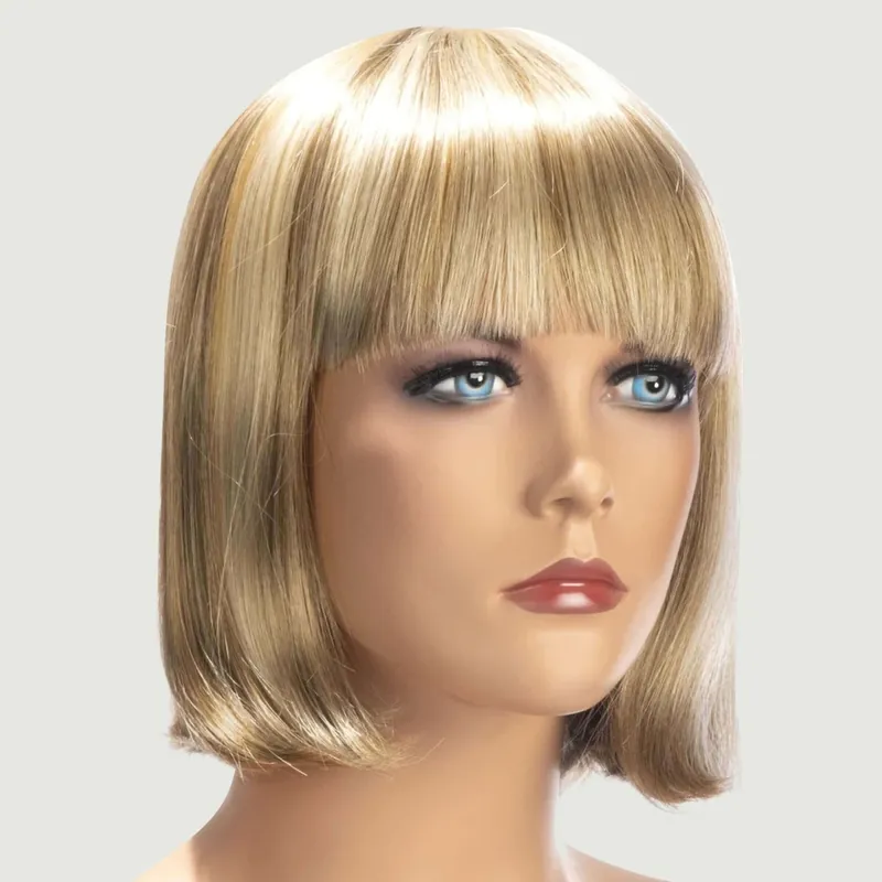 Doar azi Peruca Sophie Păr mediu cu reflexii blonde
