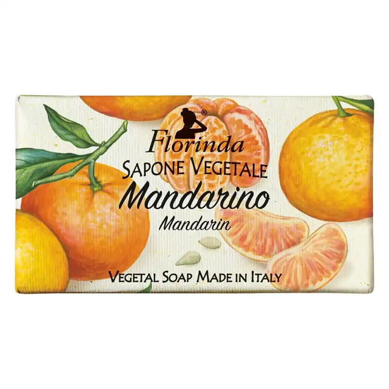 Ofertă Sapun vegetal Florinda cu parfum de Mandarine, La Dispensa, 100 g