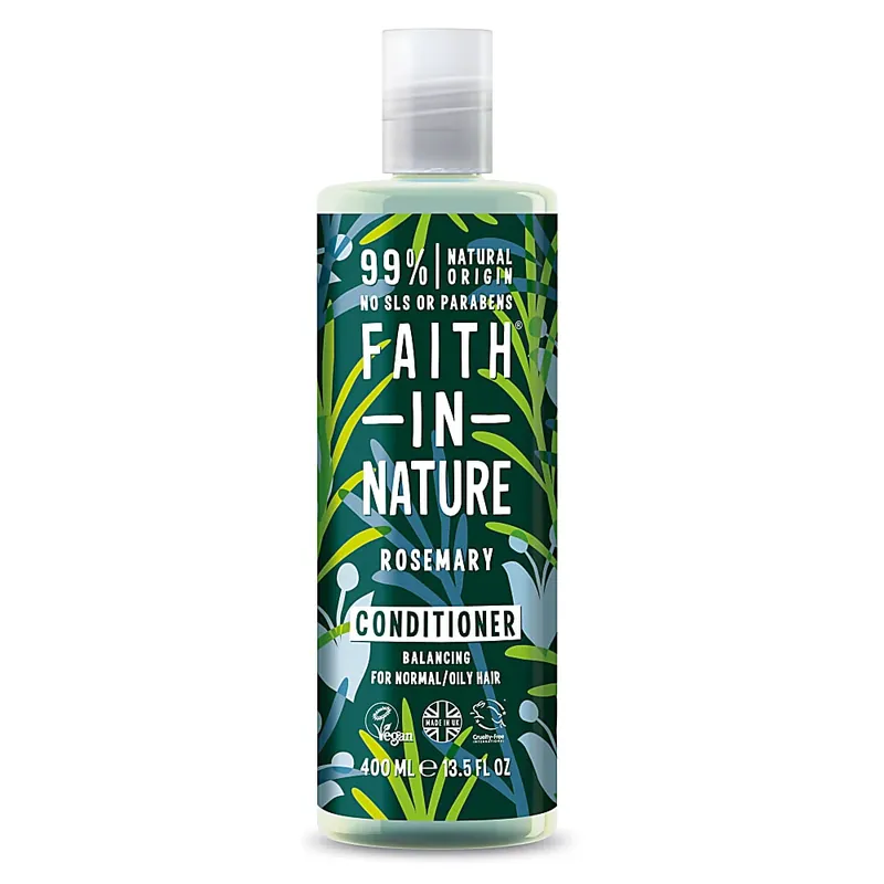 Balsam natural echilibrant cu rozmarin pentru par normal sau gras, Faith in Nature, 400 ml Popular