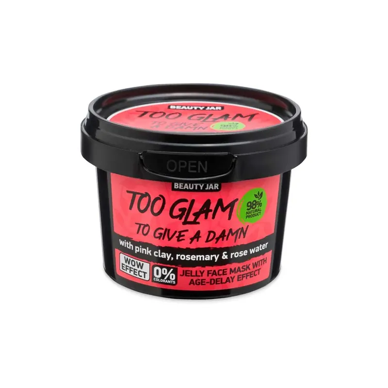 Masca faciala rejuvenanta cu argila roz si apa de trandafir, Beauty Jar, 120g Expediere rapidă