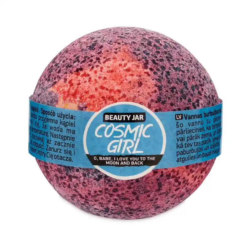 Ofertă de sezon Bila de baie efervescenta cu aroma de cirese, Cosmic Girl, Beauty Jar, 150g