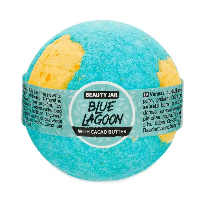 Bila de baie efervescenta cu unt de cacao, Blue Lagoon, Beauty Jar, 150g Vezi acum