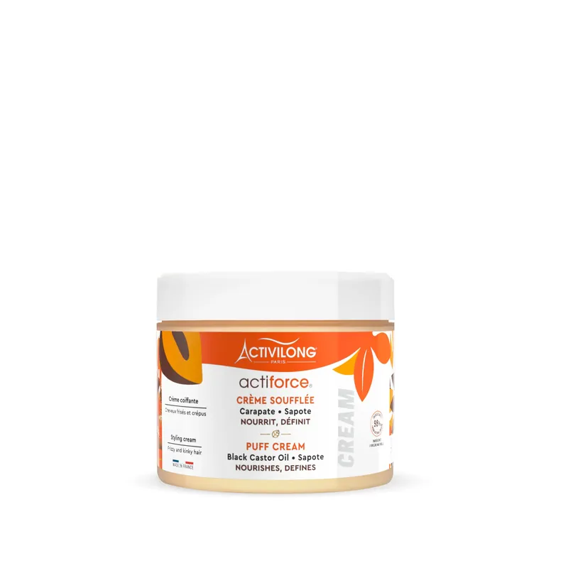 Crema hidratanta pentru styling, cu ulei de ricin negru, Actiforce, Activilong, 300 ml Cumpără online