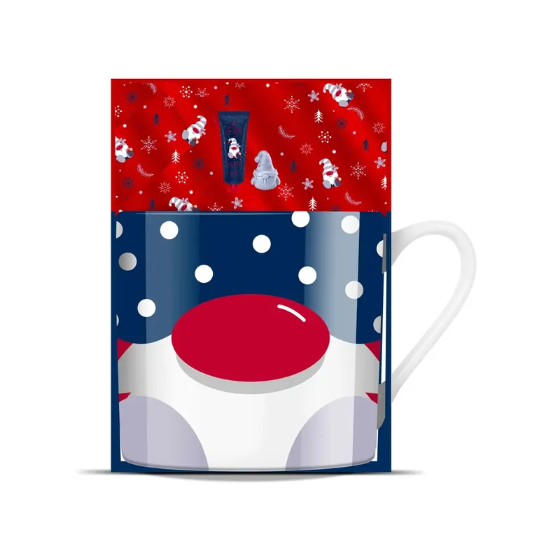 Set Cadou Cosy Comforts, Candy Canes, Cocoa & Vanilla Swirl, The Luxury Bathing Company, 65 ml Super ofertă